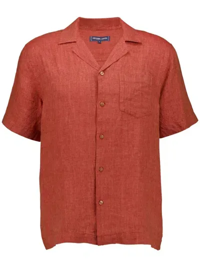 Frescobol Carioca Angelo Shirt In Brown