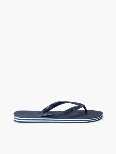 Frescobol Carioca Fabio Flip Flops In Navy