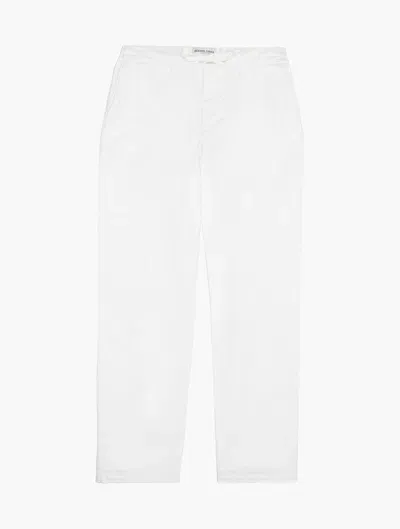 Frescobol Carioca Mendes Cotton Trousers In White