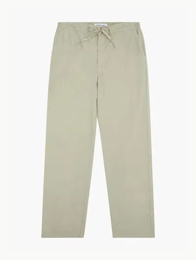 Frescobol Carioca Mendes Trousers In Pale Olive