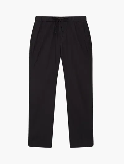 Frescobol Carioca Oscar Linen Trousers In Black