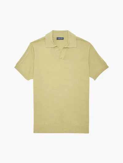 Frescobol Carioca Rino Knit Polo In Jungle Green