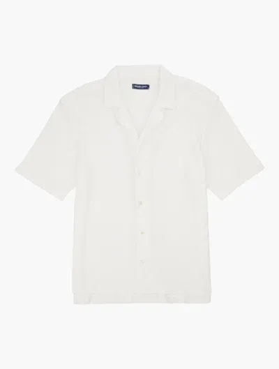 Frescobol Carioca Roberto Terry Cotton Shirt In White