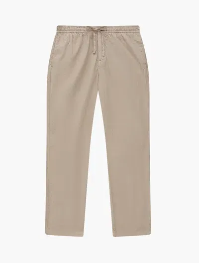 Frescobol Carioca Rocha Seersucker Trousers In Truffle