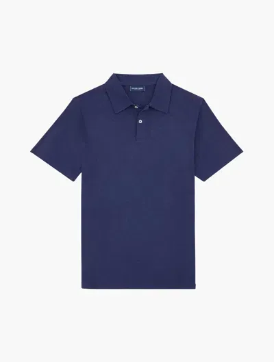 Frescobol Carioca Row Constantino Polo Shirt In Navy-blue