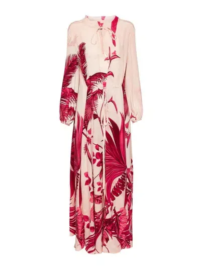 F.r.s For Restless Sleepers Eione Floral-print Maxi Dress In Pink