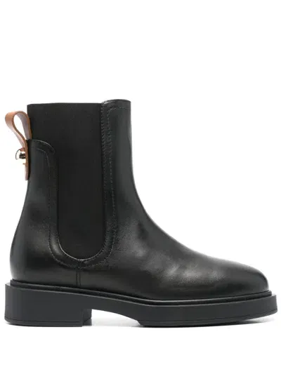 Furla 40mm  Sfera Boots In Black