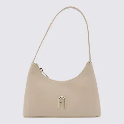 Furla Be8iige Leather Diamante Shoulder Bag In Grano