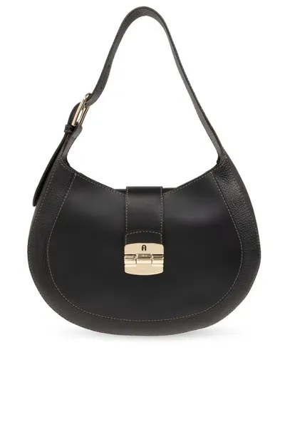 Furla Club 2 Logo In Black