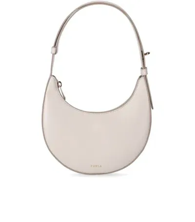 Furla Delizia Mini Marshmallow Shoulder Bag In Grey