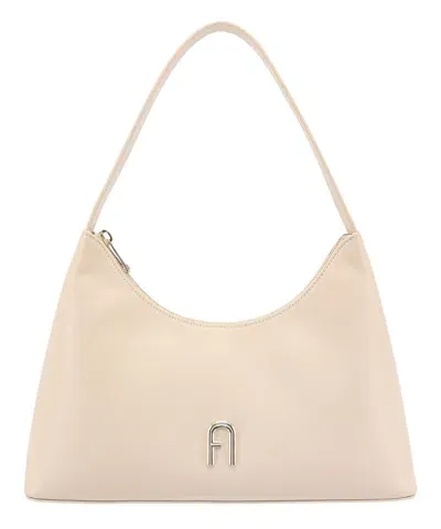 Furla Diamante Hobo Bag In Beige