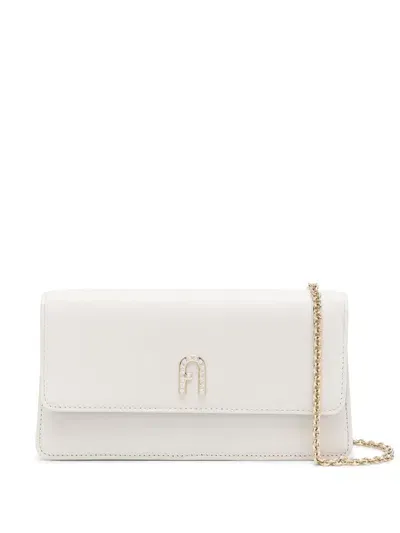 Furla Diamante Mini Crossbody Clutch - Vitello Roma Bags In 1704s Marshmallow