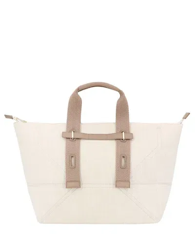 Furla Giove Edra L Tote Bag In White