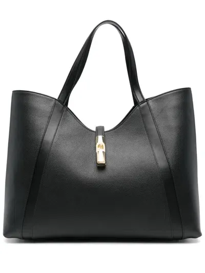 Furla Goccia Xl Hobo - Vitello Night+vitello Sidney Bags In O6000 Nero