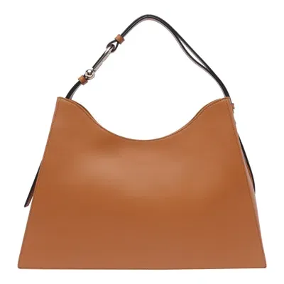 Furla Large Nuvola Hobo Bag In Brandy