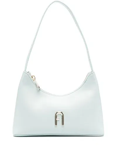 Furla Minty Diamante Mini Shoulder Bag In Blue