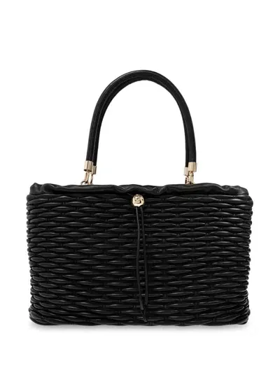 Furla Mionido L Tote - Nappa Dattero Lux Goffrata Mionido Bags In O6000 Nero