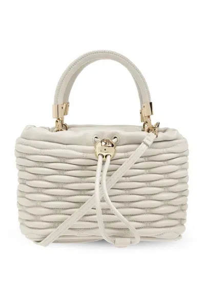 Furla Mionido Mini Tote Bag In White