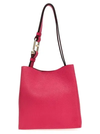 Furla Nuvola Mini Bucket Hand Bags In Fuchsia