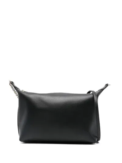 Furla Nuvola Mini Crossbody Hobo - Vitello Sidney Bags In O6000 Nero