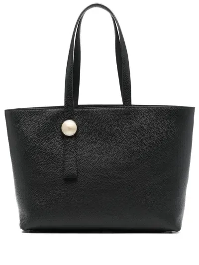 Furla Large  Sfera Tote Bag In O6000 Nero