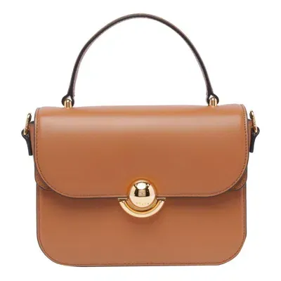 Furla Sfera Tote Bag In Brown