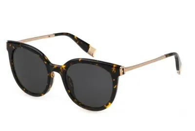 Furla Sunglasses In Dark Havana Glossy