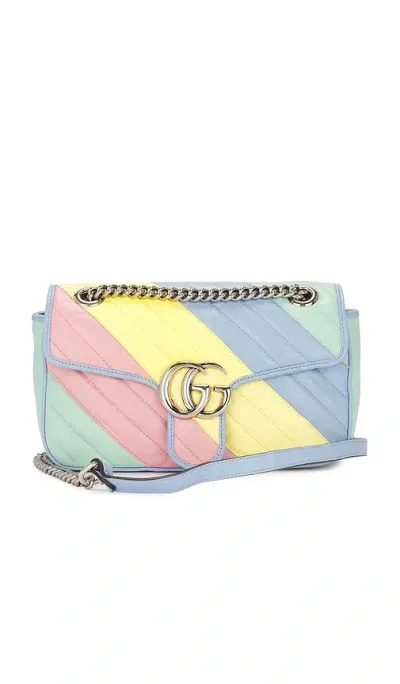 Fwrd Renew Gucci Chain Shoulder Bag In Blue