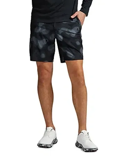 G/fore Maverick 4 Way Stretch Blur Icon Camo Slim Straight Fit 10 Shorts In Onyx Blur Camo