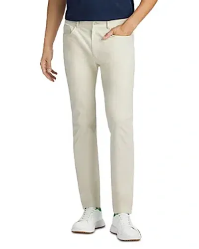 G/fore Tour Tailored Straight Leg Pants In Stone