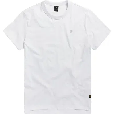 G-star Nifous Organic Cotton T-shirt In White