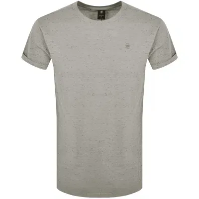 G-star G Star Raw Lash Logo T Shirt Grey