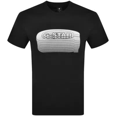 G-star G Star Raw Old Skool Logo T Shirt Black