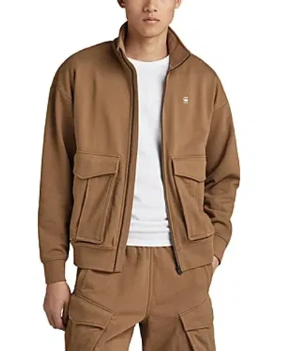 G-star Raw Rovic Zip Cargo Jacket In Dark Fawn