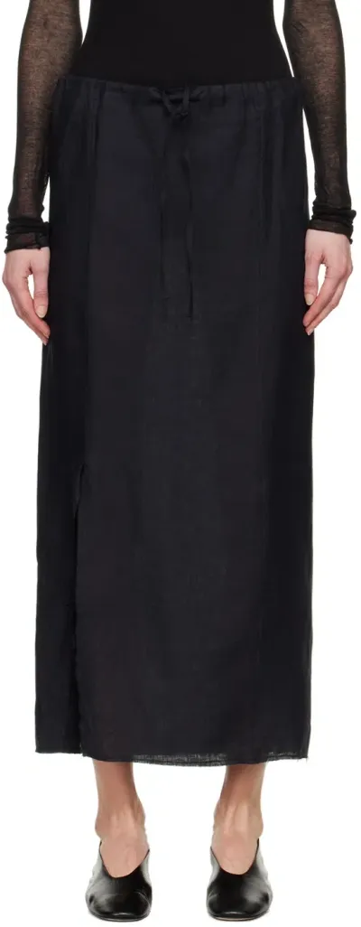 Gabriela Coll Garments Black No.263 Maxi Skirt In 02 Black