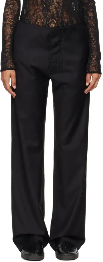 Gabriela Coll Garments Black No.205 Trousers In 02 - Black