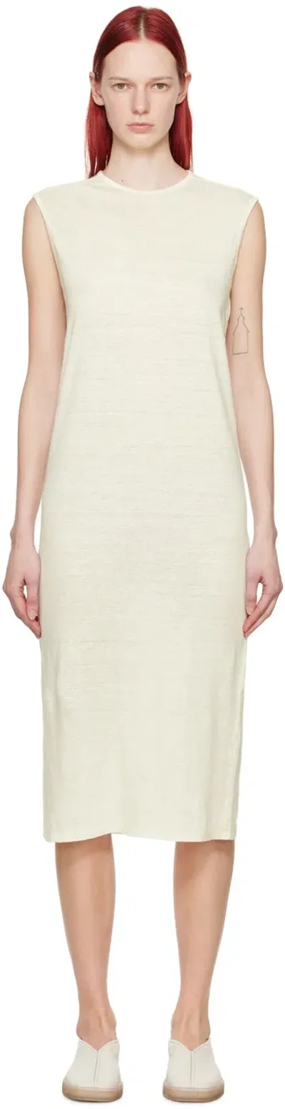 Gabriela Coll Garments White No.192 Midi Dress In 07 White