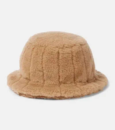 Gabriela Hearst Moreau Wool, Silk, And Cashmere Bucket Hat In Brown