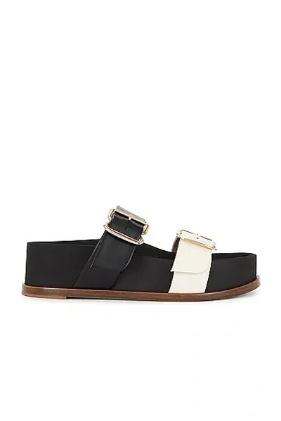 Gabriela Hearst Wren Leather Sandals In Black