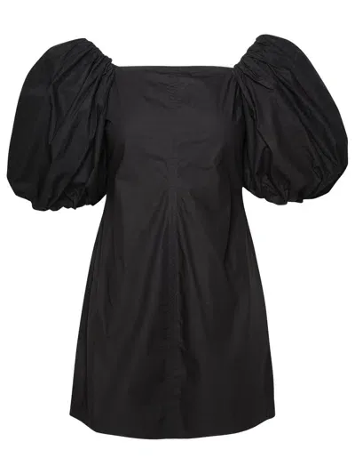 Ganni Black Cotton Dress