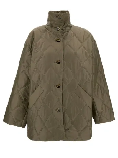 Ganni Jackets In Green