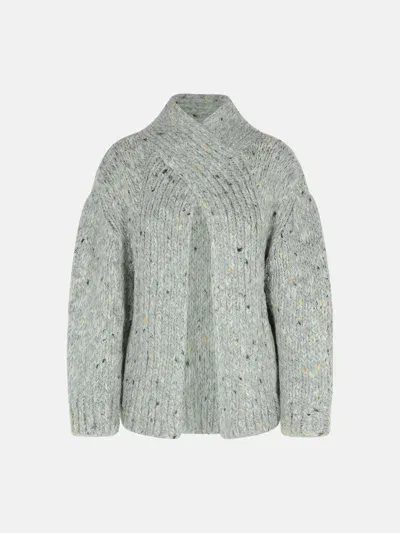 Ganni Grey Wool Blend Sweater