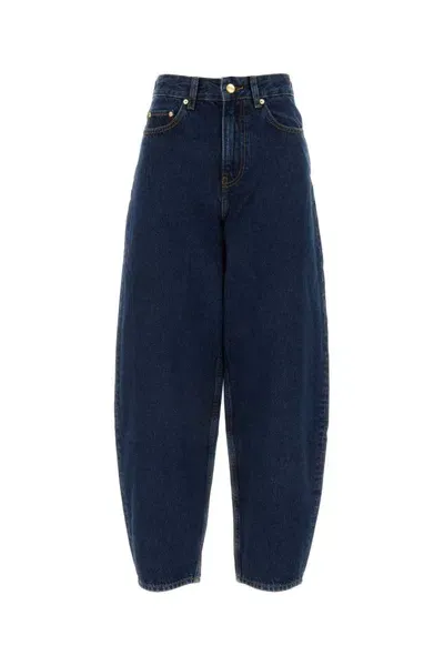 Ganni Jeans In Dark Blue