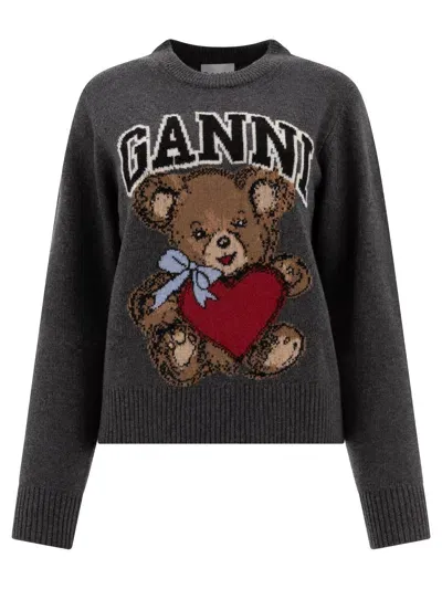 Ganni Knitwear Grey