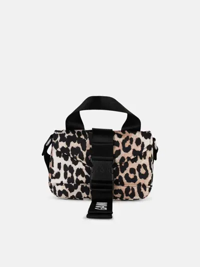 Ganni 'leo' Mini Bag In Multicolor Recycled Polyester