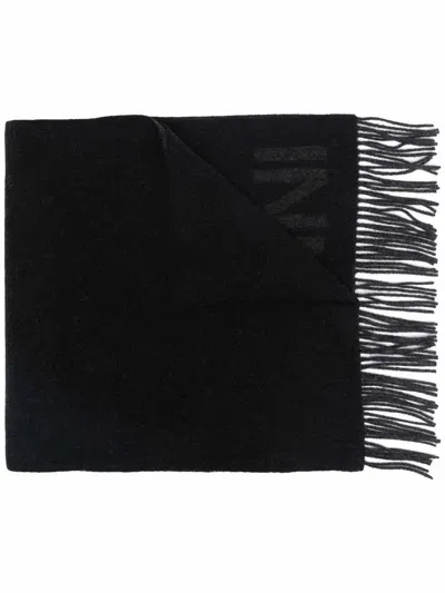 Ganni Scarfs In Black