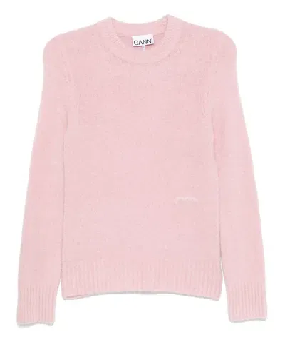 Ganni Sweater In Pink