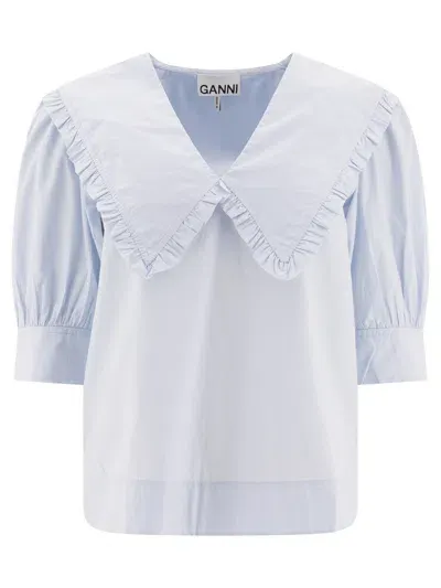 Ganni Tops In Grey