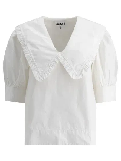 Ganni Tops White