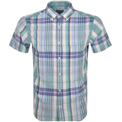 Gant Colourful Madras Shirt Blue